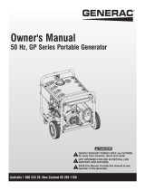 Generac GP2600 0064250 User manual