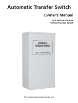 Generac 120/240V, 100A RTSN100J3S User manual