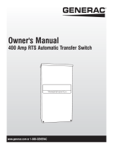 Generac 120/240V, 400A RTSN400J3S User manual
