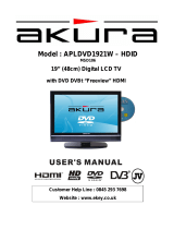 Akura APLDVD1921W-HDID User manual