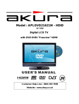Akura APLDVD21621W-HDID User manual