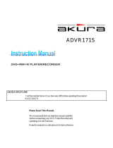 Akura ADVR171S User manual