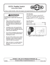 Shop fox D2751 Owner's manual