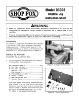 Shop fox D3393 Owner's manual