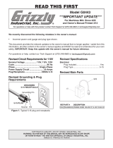 Grizzly G0443 Owner's manual