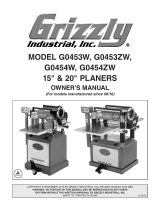 Grizzly G0453W Owner's manual