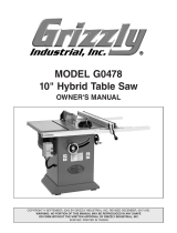 Grizzly G0478 Owner's manual