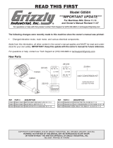 Grizzly G0504 Owner's manual
