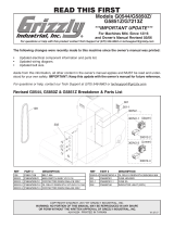 Grizzly G0544 Owner's manual