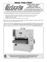 Grizzly G0581 Owner's manual