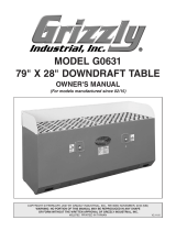 Grizzly Industrial G0631 Owner's manual