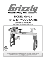 Grizzly Industrial G0733 Owner's manual