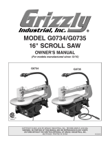 Grizzly G0734 Owner's manual