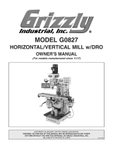 Grizzly G0827 Owner's manual
