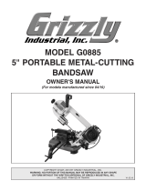 Grizzly G0885 Owner's manual