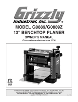 Grizzly G0889 Owner's manual