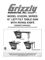 Grizzly G1023RL Owner's manual