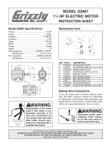 Grizzly G2907 Owner's manual