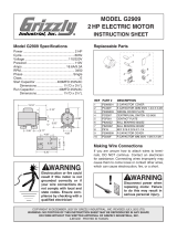 Grizzly G2909 Owner's manual