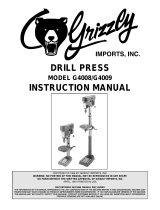 Grizzly G4008 Owner's manual