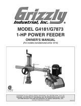 Grizzly G7873 Owner's manual