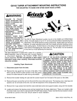 Grizzly G8142 Owner's manual