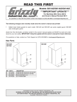 Grizzly G8144Z Owner's manual
