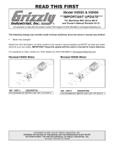 Grizzly Industrial H2936 Owner's manual
