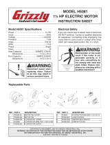 Grizzly H5381 Owner's manual