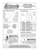 Grizzly H5382 User manual