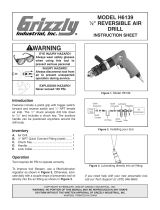 Grizzly H6139 User manual