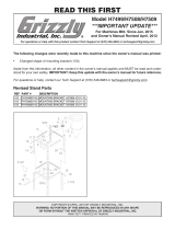 Grizzly H7508 Owner's manual