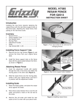 Grizzly H7585 User manual