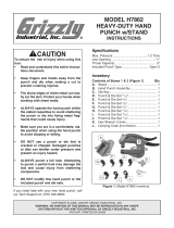 Grizzly H7862 Owner's manual