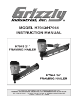 Grizzly Nail Gun H7943/H7944 User manual