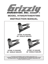 Grizzly Nail Gun H7995 User manual