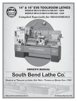 South bend SB1012 Owner's manual