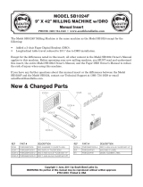 South bend SB1024F Owner's manual
