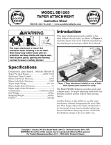 Southbend SB1263 User manual