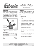 Grizzly T10827 Owner's manual