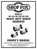Woodstock SHOP FOX M1105 User manual