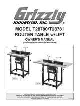 Grizzly T28781 Owner's manual