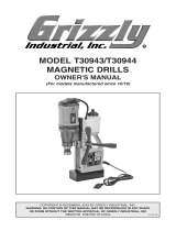 Grizzly T30944 Owner's manual