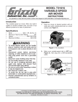 Grizzly T31616 Owner's manual