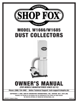 Shop fox W1685 Owner's manual