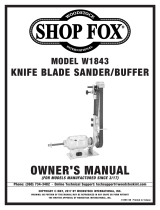 Woodstock Knife Belt Sander/Buffer W1843 Owner's manual