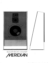 Meridian M1 Active Loudspeaker User guide