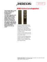 Meridian M60 Active Loudspeaker User guide