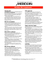 Meridian Reference  861v4 User guide