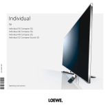 LOEWE Individual TV User manual